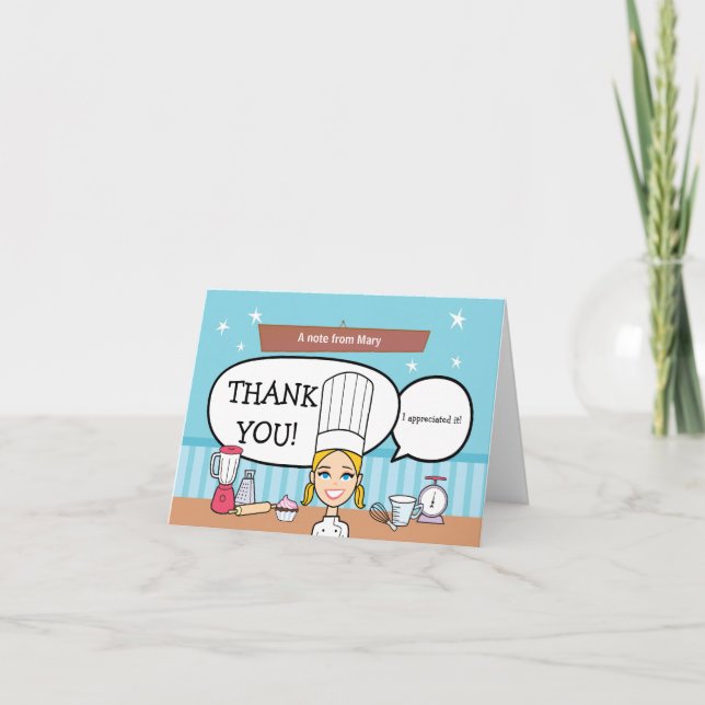 Baker Thank you Card (Front)