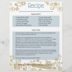 baker utensils black marketing flier