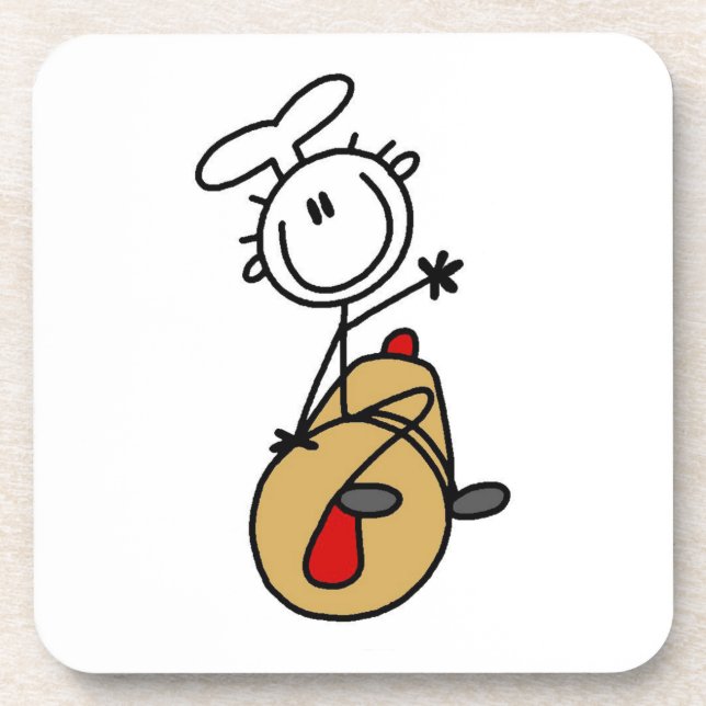Baker With Rolling Pin Coaster (Front)