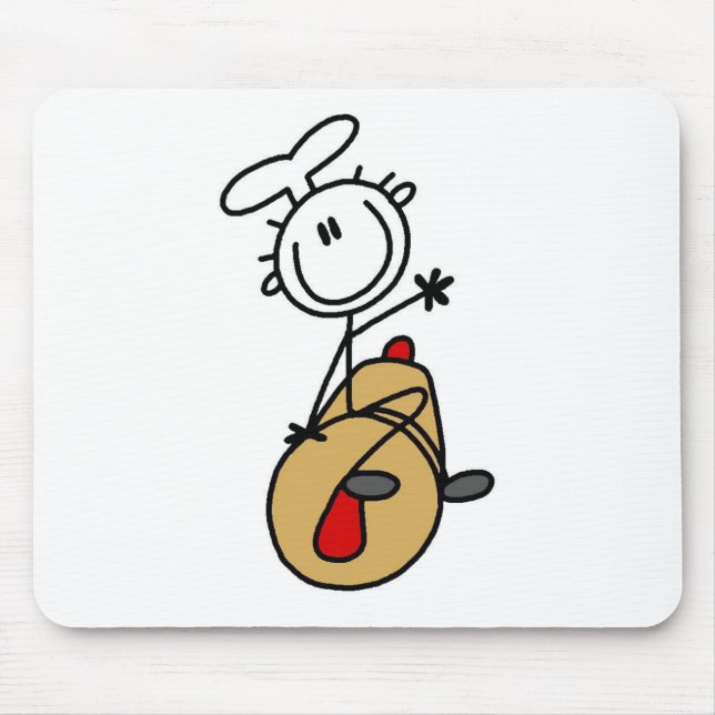 Baker With Rolling Pin Mouse Pad (Front)
