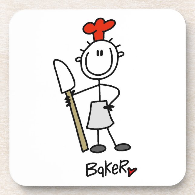 Baker With Scraper Coaster (Front)