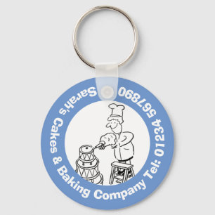 Bakers, Cake Making & Baking Keychain