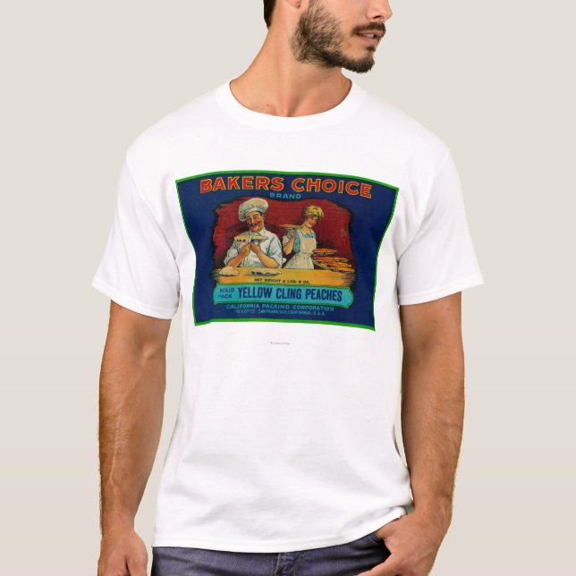 Bakers Choice Peach Label T-Shirt (Front)