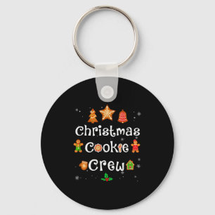 Bakers Christmas Cookie Crew Family Baking Team Ho Keychain