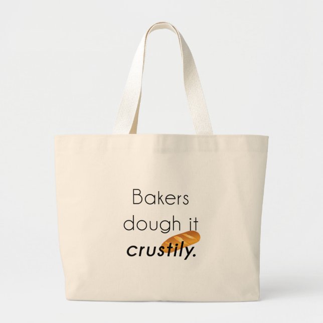 Bakers Do it! Large Tote Bag (Front)