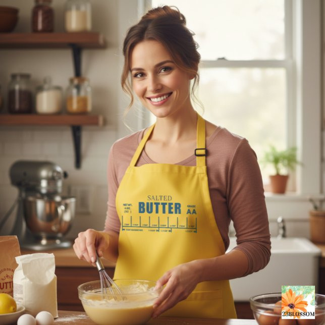 Bakers gift SALTED butter  Standard Apron (Creator Uploaded)
