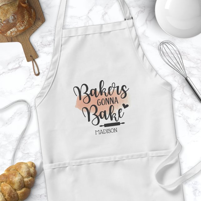 Bakers Gonna Bake Rolling Pin Quote Standard Apron (Creator Uploaded)