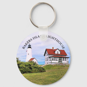 Bakers Island Lighthouse, Massachusetts Keychain
