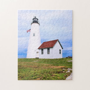 Bakers Island Lighthouse, Massachusetts MA Puzzle