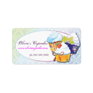 Bakers & Pastry Chefs Cupcake Business Label