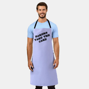 Bakers Take the Cake Periwinkle Purple Apron