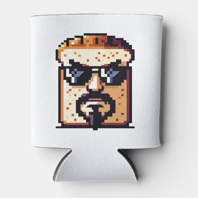 Baker's Thug Life - Unique Bread Making Art Can Cooler (Front)