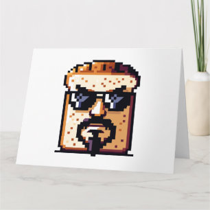 Baker's Thug Life - Unique Bread Making Art Card