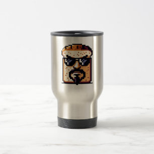 Baker's Thug Life - Unique Bread Making Art Travel Mug