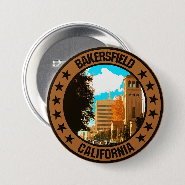 Bakersfield                                        3 inch round button (Front & Back)