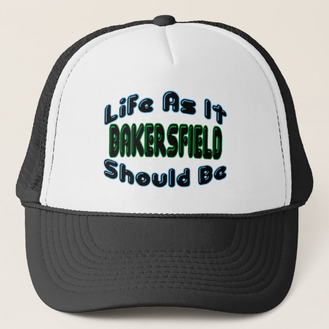 Bakersfield As It Should Be Trucker Hat (Front)