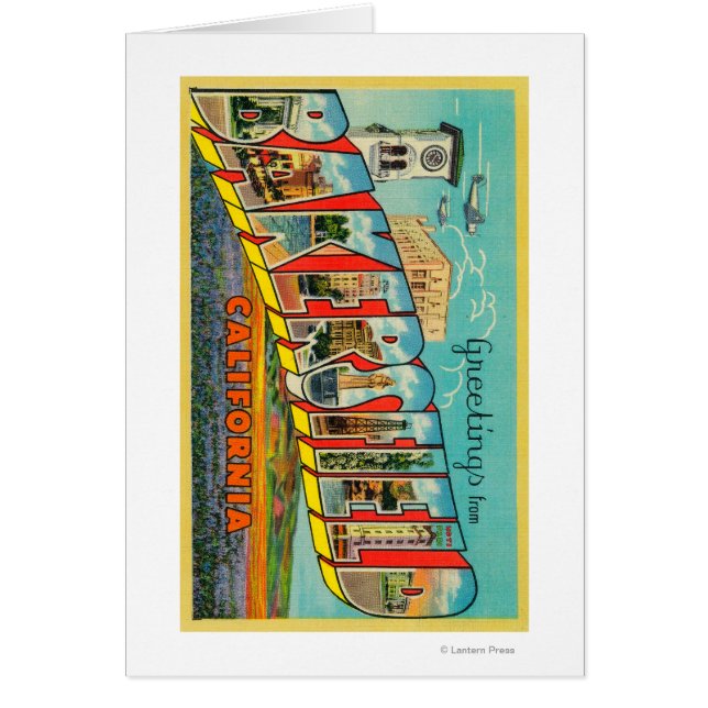 Bakersfield, California - Large Letter Scenes (Front)
