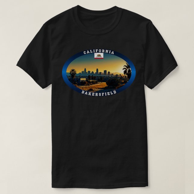 Bakersfield California Travel TShirt (Design devant)