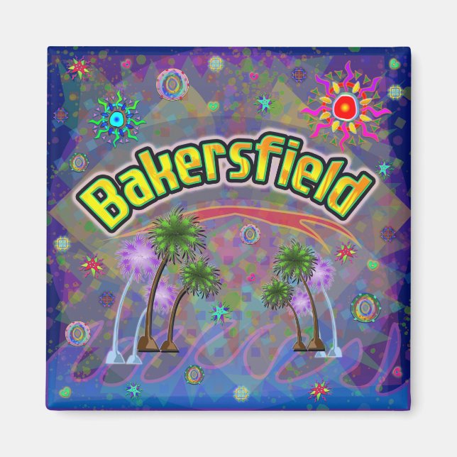 Bakersfield Noble Voyage Magnet (Front)