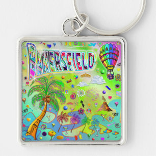 Bakersfield Timeless Melody Keychain