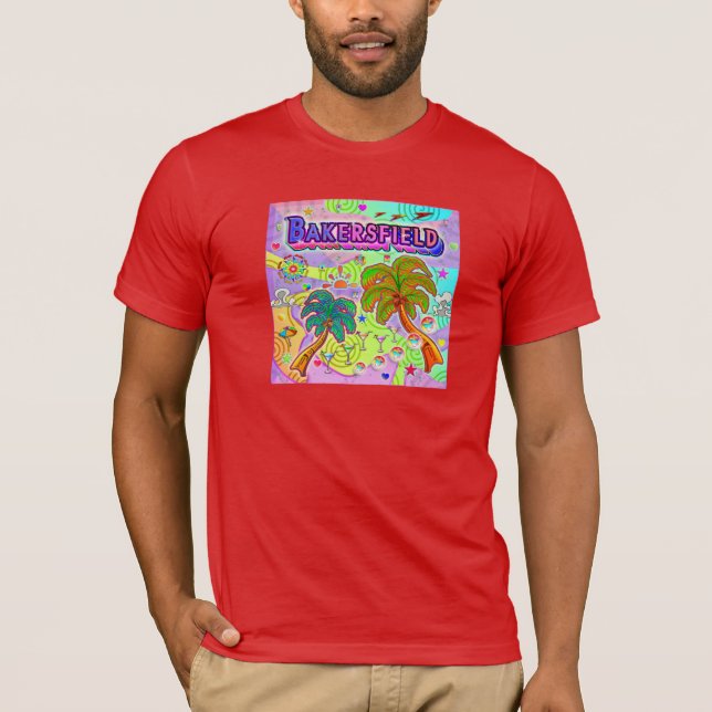 Bakersfield Vacation Target  T-Shirt (Front)
