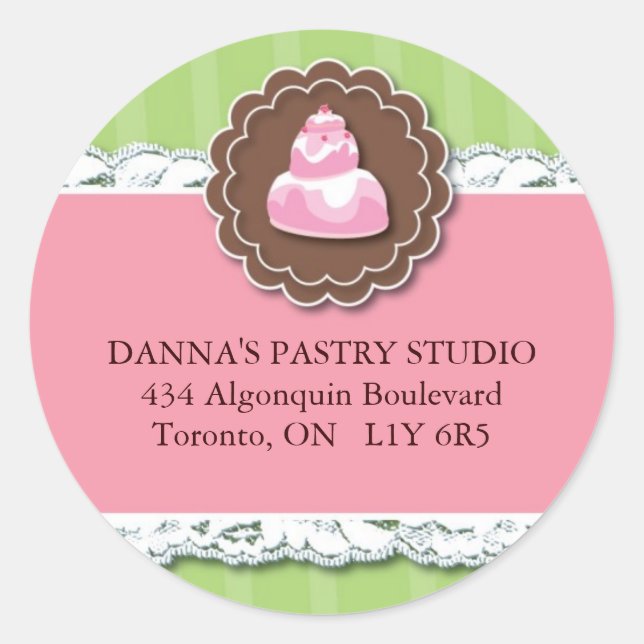 Bakery Address Labels (Front)
