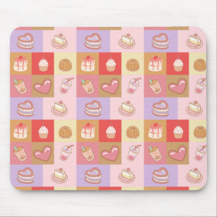 Bakery and Cake Pattern  Mouse Pad