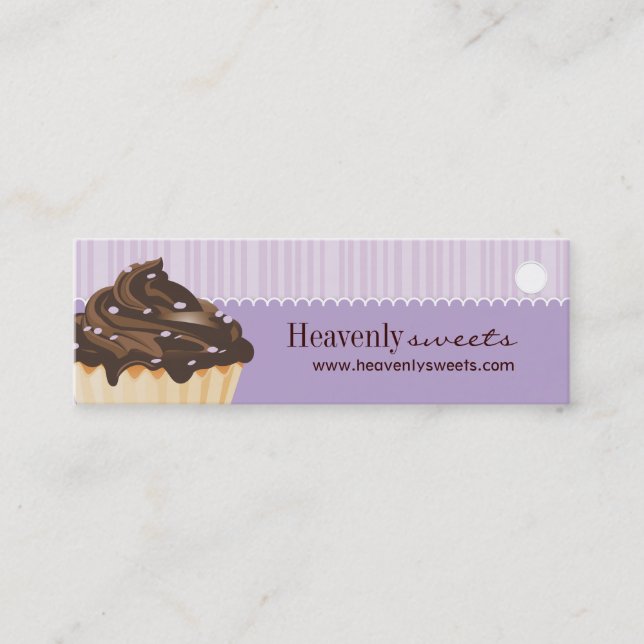 Bakery and Cupcake Packaging Tags (Front)