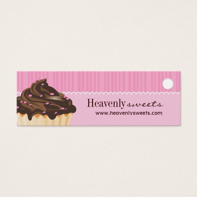 Bakery and Cupcake Packaging Tags (Front)