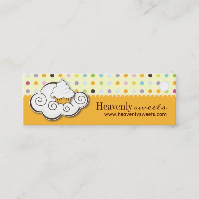 Bakery and Cupcake Packaging Tags (Front)