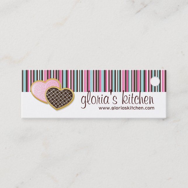 Bakery and Cupcake Packaging Tags (Front)