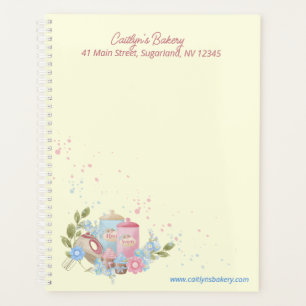 Bakery and Pastry Shop Personalized Planner