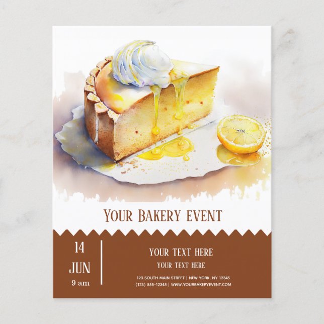 Bakery Bake flyer (Front)