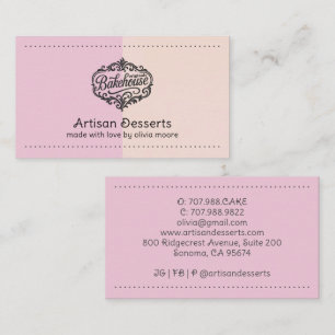 Bakery Baker Pastry Chef Business Card