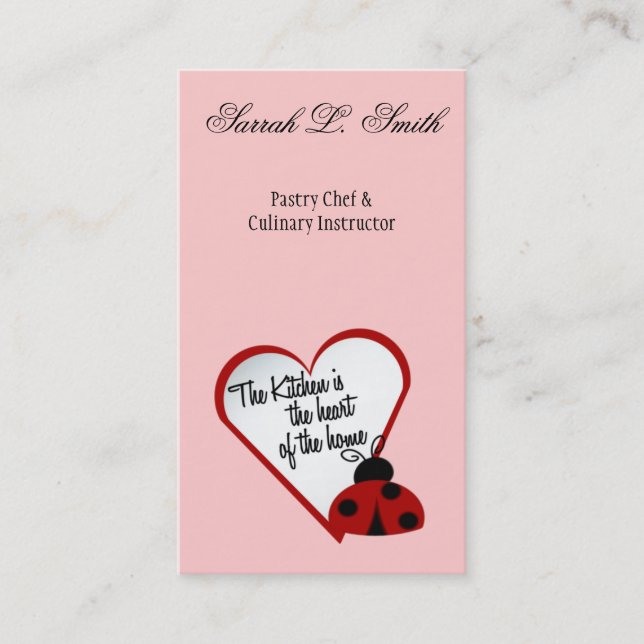 Bakery & Baker Pastry Chef Business Card (Front)