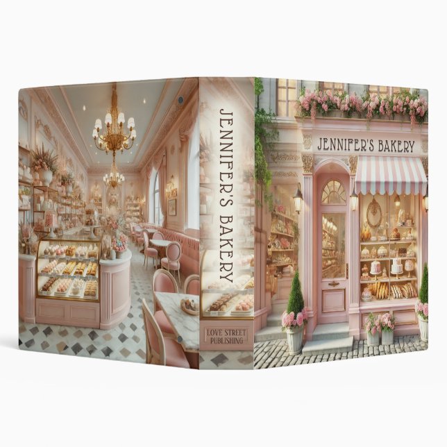 Bakery Bakers Baking Recipes 3 Ring Binder (Background)