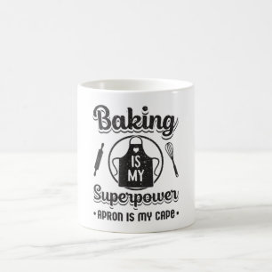 Bakery Baking Baker Superpower Cake Funny Gift Coffee Mug