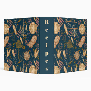 Bakery Bliss: Artisan Bread & Barley, Teal, Recipe Binder