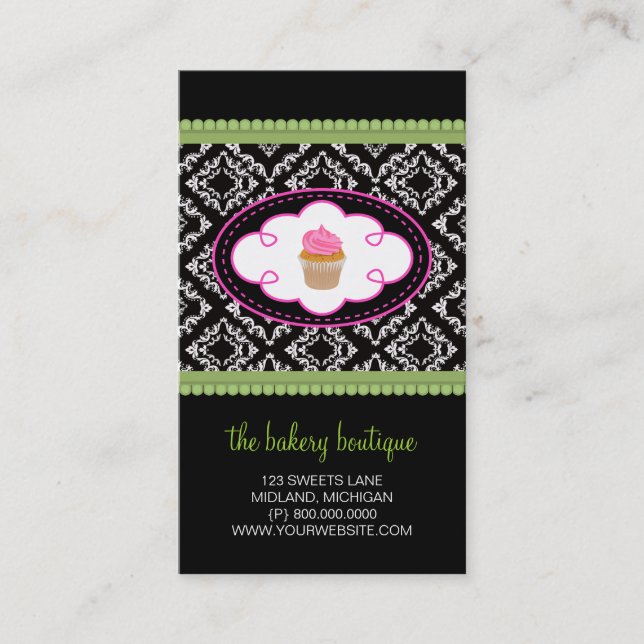 Bakery Boutique Business Cards (Front)