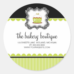 Bakery Boutique Business Stickers