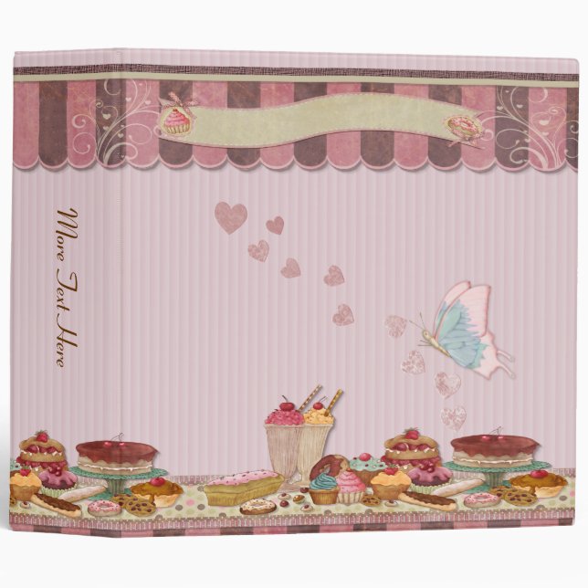 Bakery Boutique Cakes & Patisserie Binder (Front/Spine)