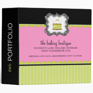Bakery Boutique Portfolio Binder