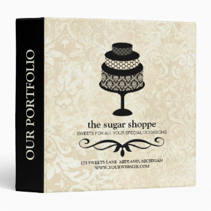 Bakery Boutique Product Portfolio Binder
