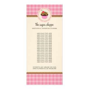 Bakery Boutique Product Rack Cards