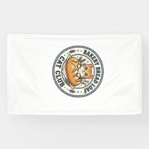 Bakery Bread Loaf Cat Cat Mom Gift Idea - Bakery B Banner