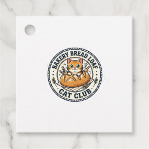 Bakery Bread Loaf Cat Cat Mom Gift Idea - Bakery B Favour Tags