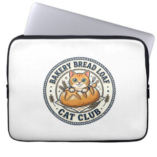 Bakery Bread Loaf Cat Cat Mom Gift Idea - Bakery B Laptop Sleeve