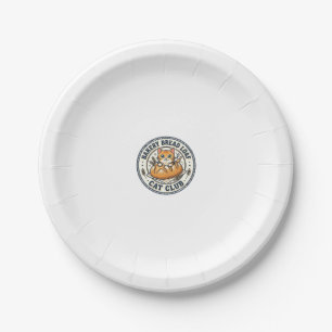 Bakery Bread Loaf Cat Cat Mom Gift Idea - Bakery B Paper Plate