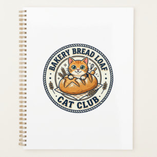 Bakery Bread Loaf Cat Cat Mom Gift Idea - Bakery B Planner
