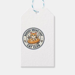 Bakery Bread Loaf Cat Cat Mom Gift Idea - Bakery B Tags